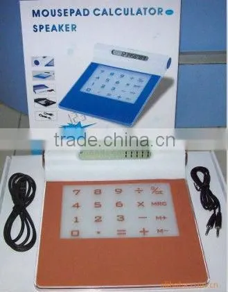 Mouse Pad Calculator with 4 Ports USB Hub