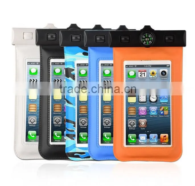 Waterproof pouch with Compass For All phone Waterproof phone case