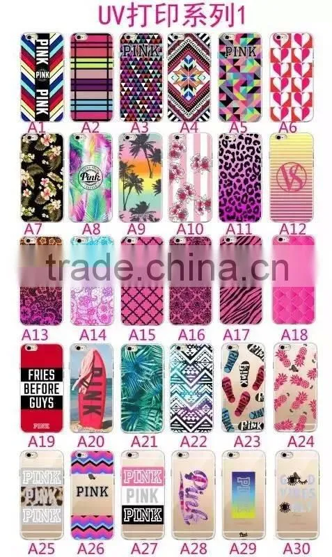 high quality UV print Flower soft silicon tpu Case for Apple Iphone 6 6s plus