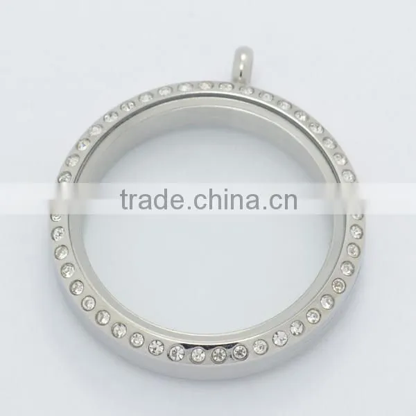 New design and fashionable floating charms locket, stainless steel wholesale locket for men