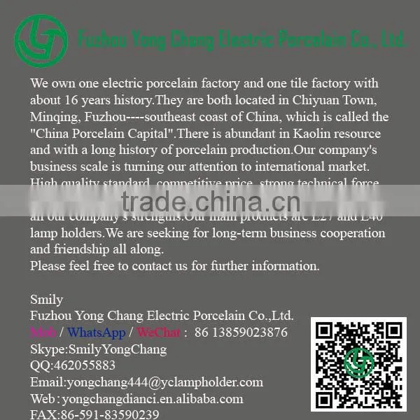ceramic heat lamp cap E40