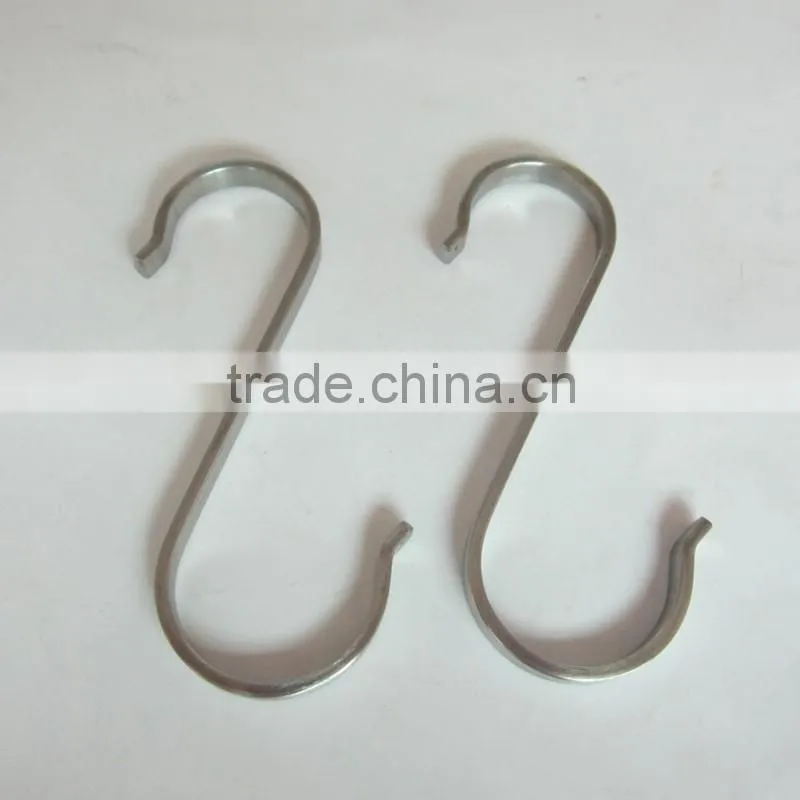 Hot Selling Stainless Steel 304 2mm Plain S Hanger Hook For Garment