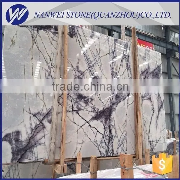 fancy indoor ice white marble decorative building material