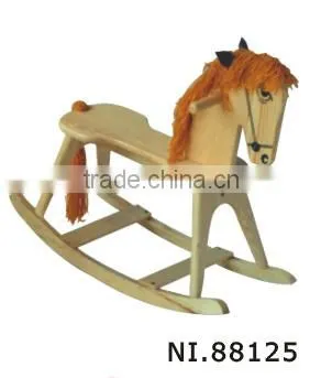 Wooden rocking horse toy