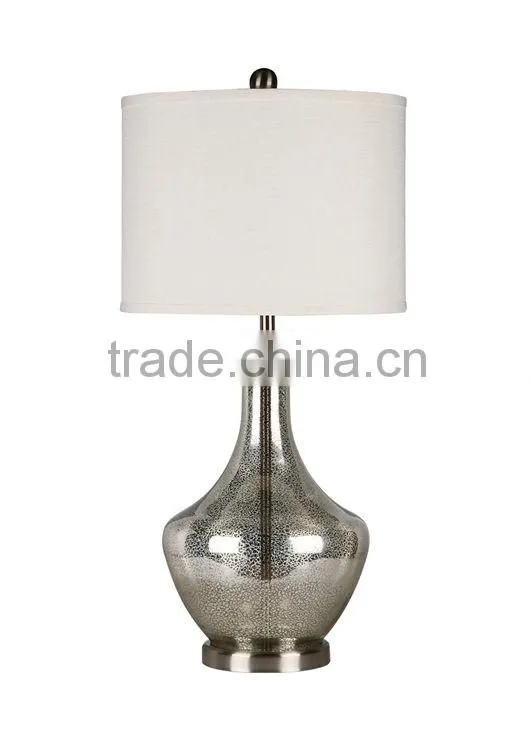 Traditional mecury glass table lamp