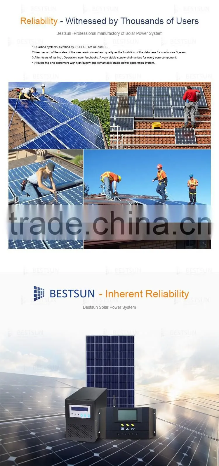portable 500wHome use solar energy product