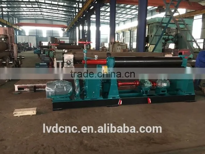 W11-12x3000 W11 Series 3-roller symmetrical rolling machine, power roller bending machine