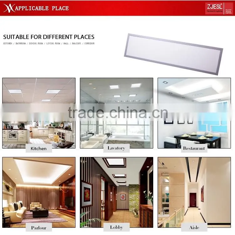 South American ultra slim led office light 1200*300 40w warm white