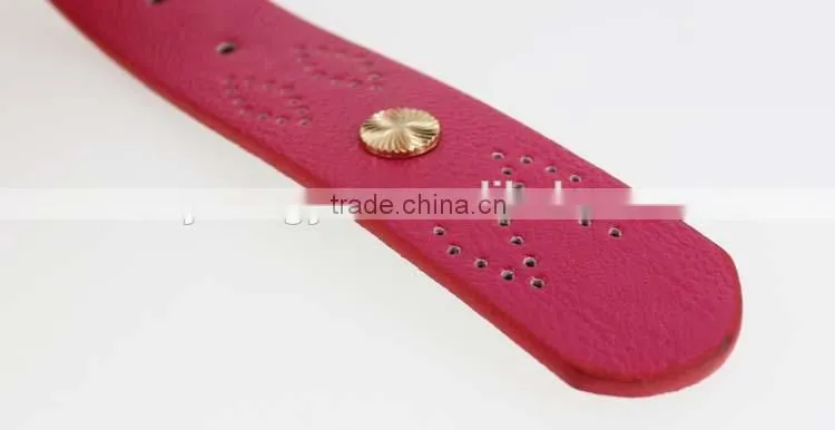 2015 Women's fashion studded beads belt with metal beads in yiwu