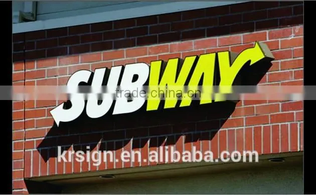 led light sign using for toilet sign light and outdoor led sign lighting