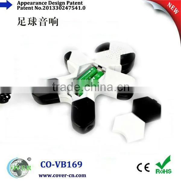 Football Portable Mini Speaker For Holiday Promotional Gifts