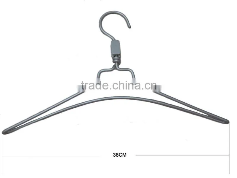 Fashionable clothes hanger aluminum hanger
