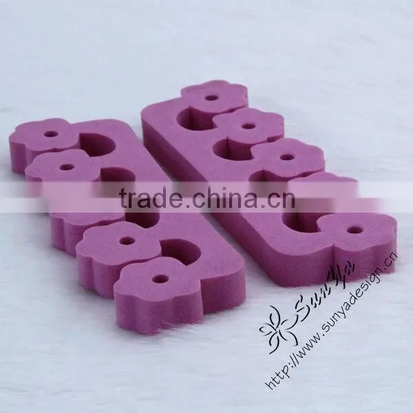 Colorful toe nail separators