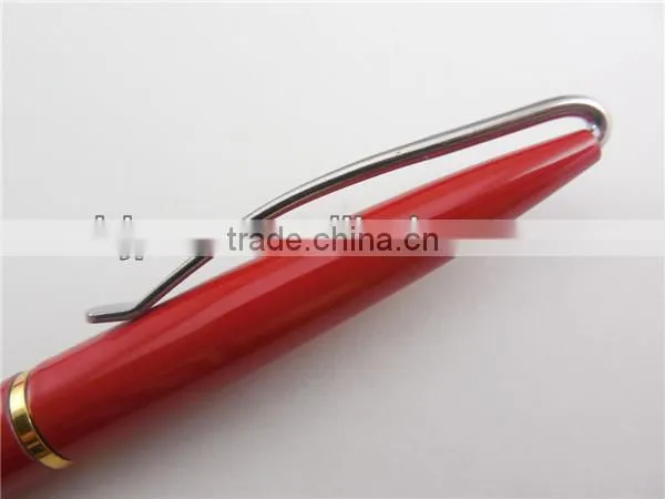 Elegant Design Deep Red Color Promotional Mini Ball Pen for Gifts