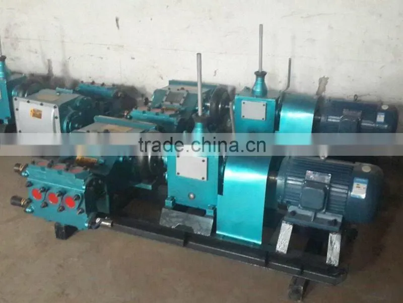 diesel engine and triplex plunger pump