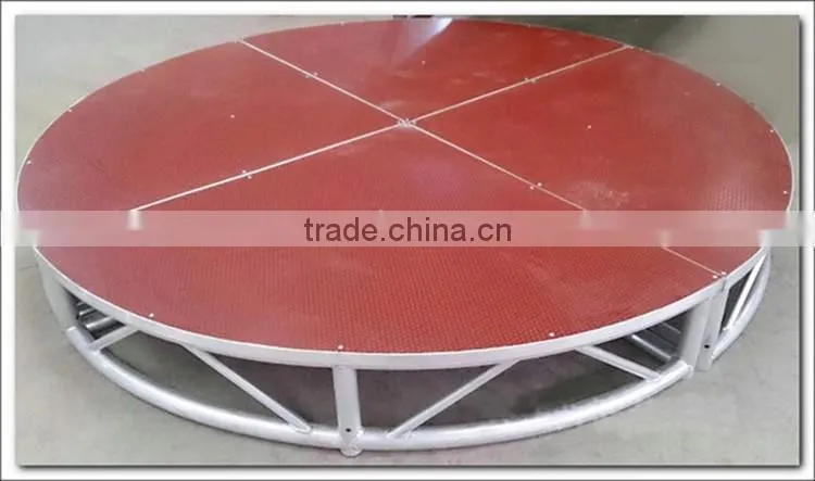 Welcomed aluminum party stage decoration