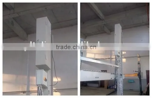 two post car parking lift equipment for home garages