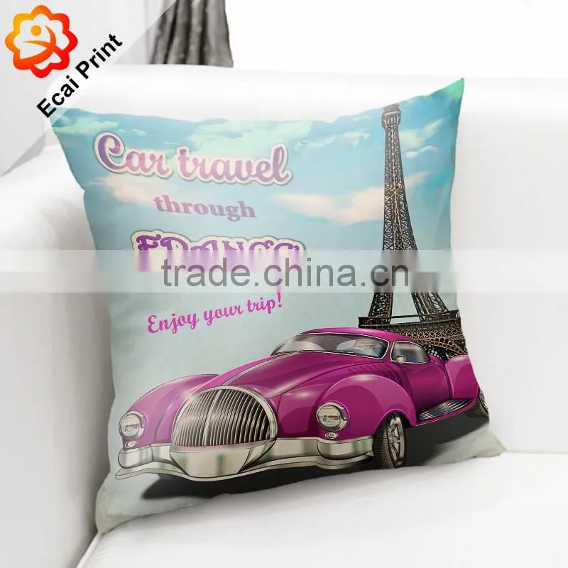 2016 factory price colors faleless custom made Cushion Cover with designs