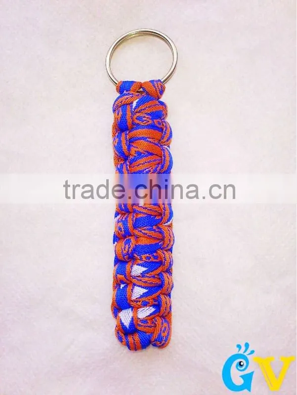 Florida Gators Team Paracord 550 Survival Keychain for Holding Keys Knif
