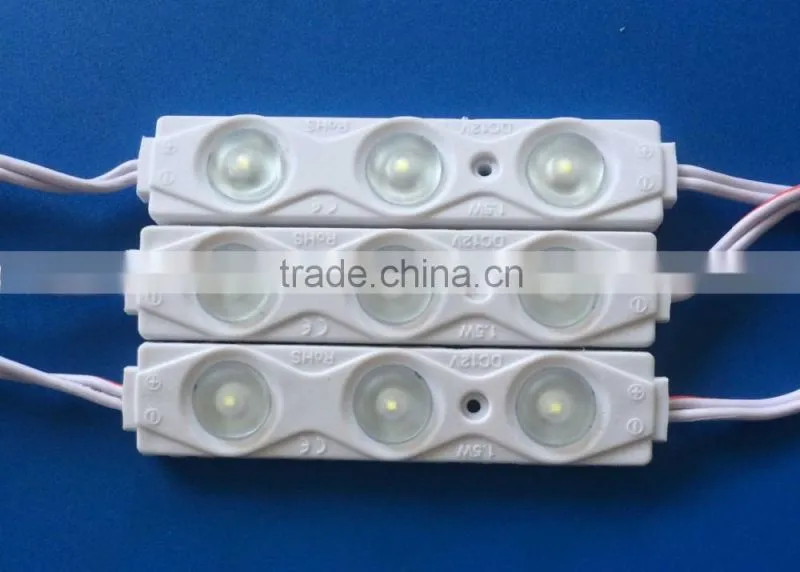 160Lm 1.5W 3SMD 3030 LED light Module High Brightness Outdoor W / R / G / B / Y