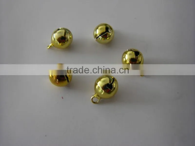 Christmas small decorative jingle bells in metal