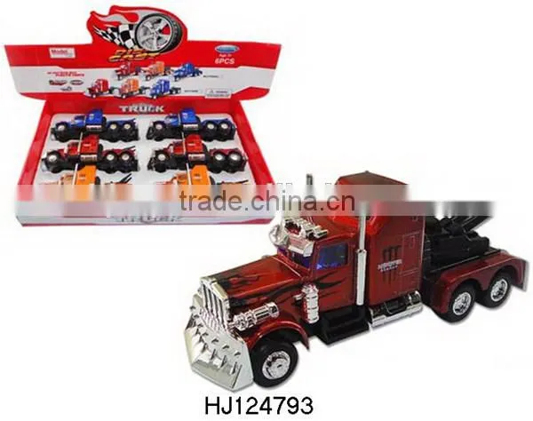fashion style pull back alloy car with light and music, metal music car toys