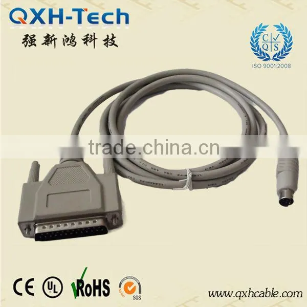 Hot selling Mini din9 DB connector DB25 to mini din adapter cable