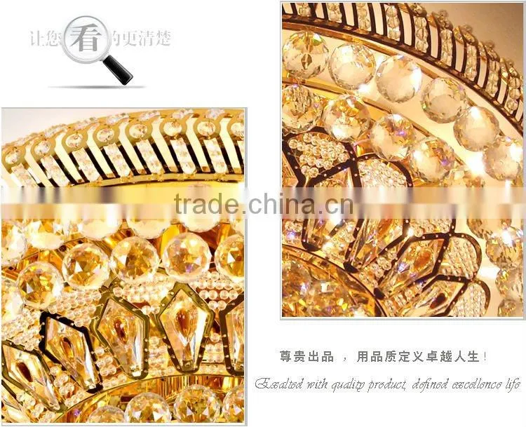 Beautiful design LED crystal flush mounted lamp