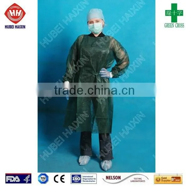 Best selling thumb hole disposable surgical gown sterile