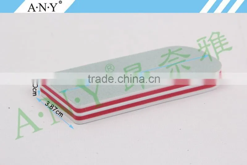 Nail Art Manicure Sponge Square Nail File and Buffer Two way Using