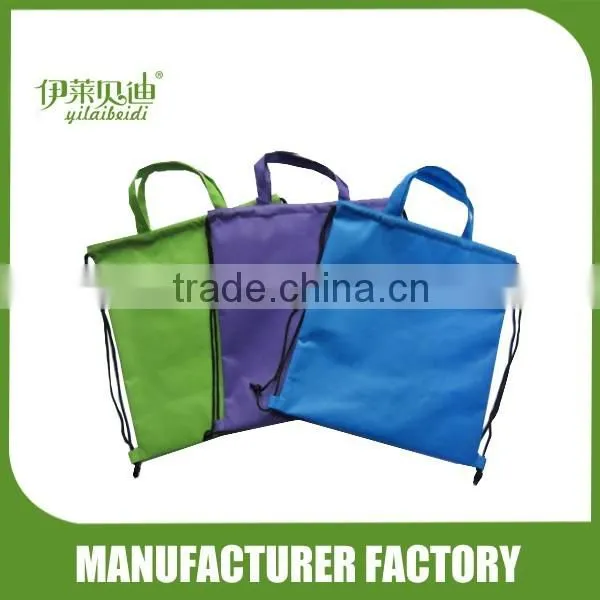 Non-woven sling drawstring shopping bag