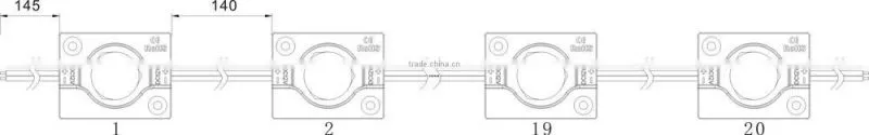 Promotion new product 1.44W smd 2835 led module/Outdoor Waterproof Led Module 12v