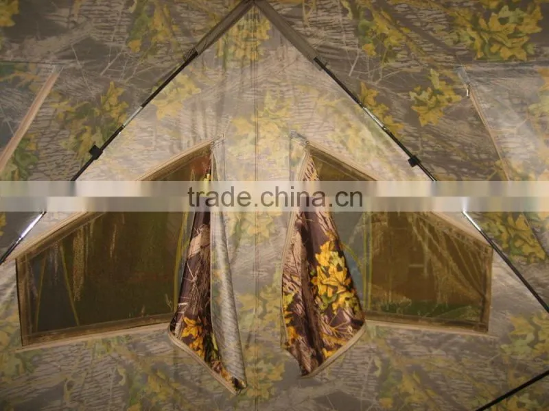 Camouflage duck hunting blind tent