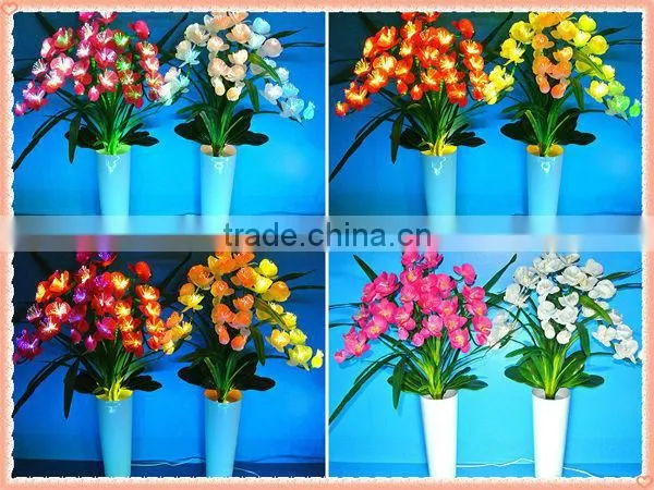 Light Up Orchid Flower / Luminescent Flower & Plant / Phalaenopsis