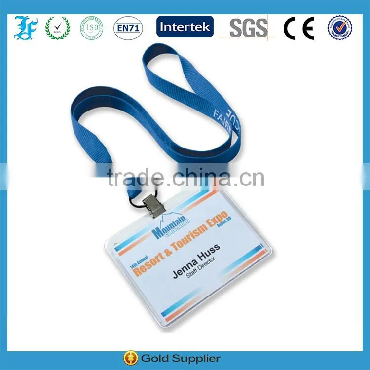 custom name tag neck id card holder lanyard