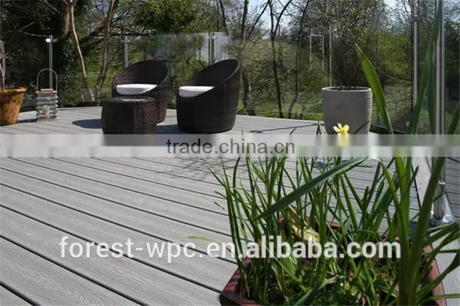 wood plastic composite playground high density solid deck