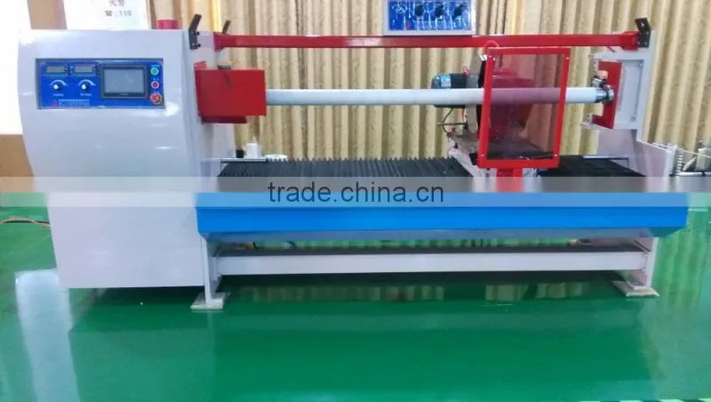 1300 / 1600 Width , Proctective Film Stretch Film Jumbo Roll Cutting Machine
