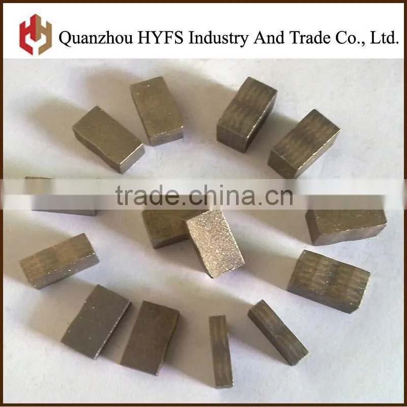 Size 700mm 1300mm Block Concrete Marble Granite Segment for Stone Cutting