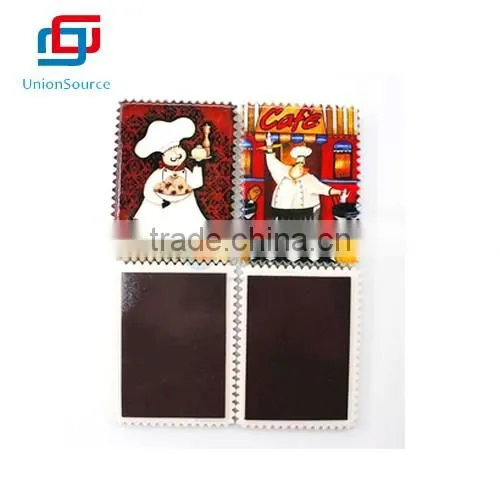 Wholesale Catroon Chef Postage Stamp Shaped Fridge Magnet