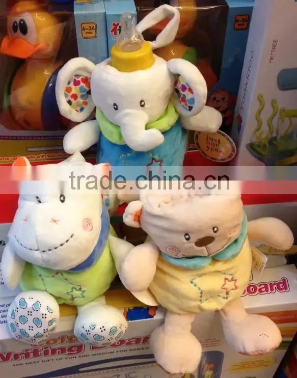 Plush elephant Baby Bottle /Custom SIZE animal Bottle Warmer