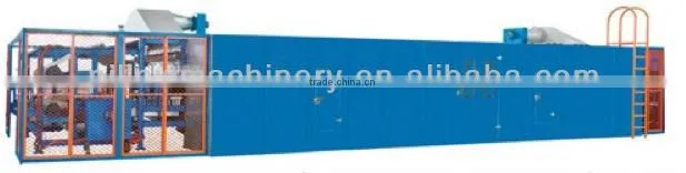 Thermal bonded wadding machine