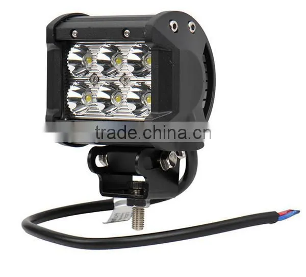 4Inch 18W spot beam LED work Light Bar Offroad Boat Tractor Truck 4x4 SUV ATV Motorcycle Driving headlight