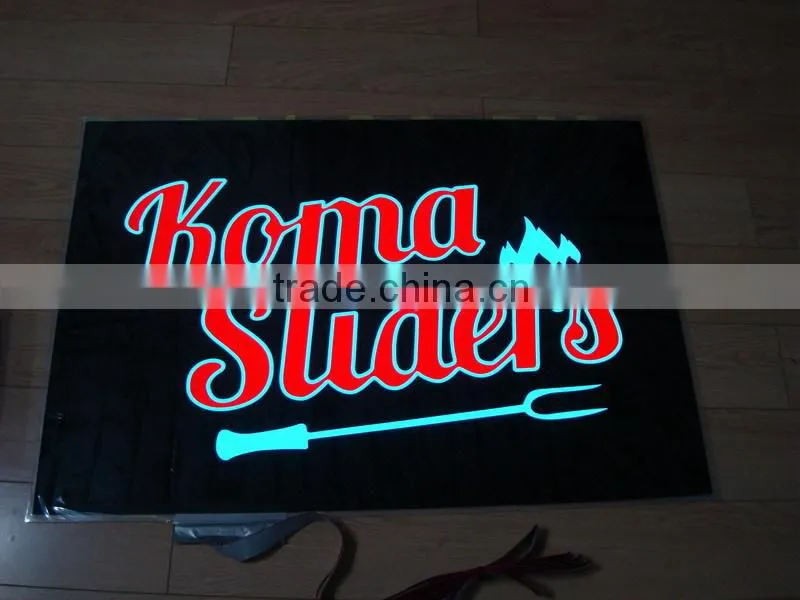 Waterproof EL Poster / outdoors EL Flash Poster / outdoor EL poster