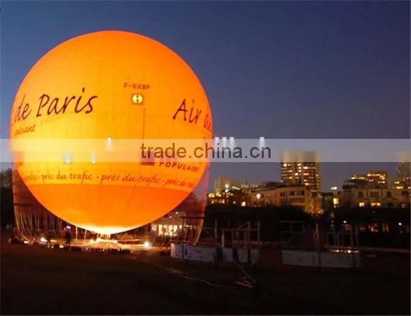 Amazing inflatable helium balloon,giant inflatable floating balloon with logo,led helium balloon for advertising