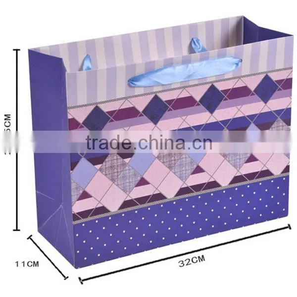 Colorful Geometric Fashion Paper Shopping Bag