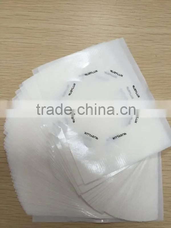 real images sterling sticker label PET trasparent material printing