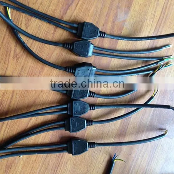 1 input 5 outputs IP68 Wire Spliiter LED lights Y Connector