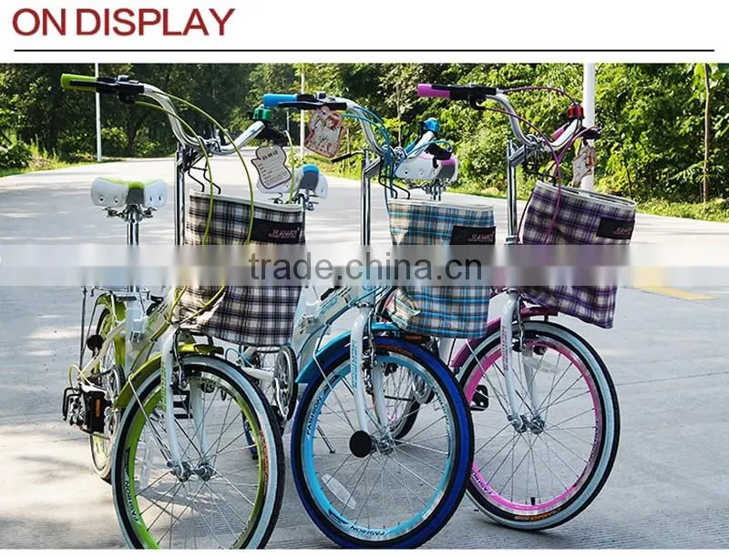 Folding Bicycles 20-Inch Variable Speed Cycling Students Mini Ultra-Portable Ladies Cars Sell Like Hot Cakes!