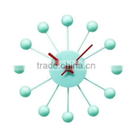 creative colourful Plastic quartz wall clock -- star or sun style