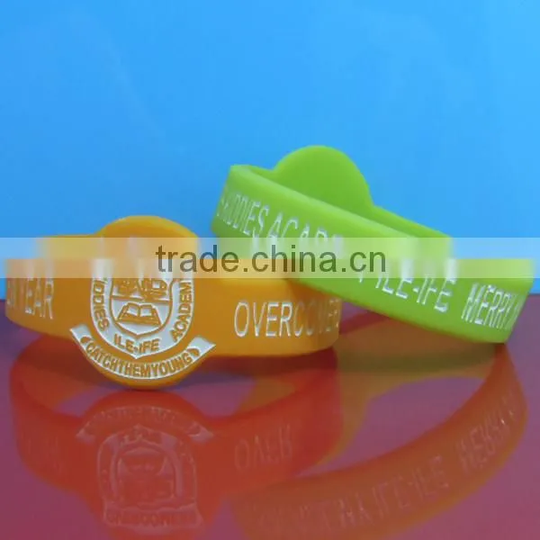 watch shape silicone bracelets,debossed and color filled silicone wristbands,injected and ink filled silicone bracelets